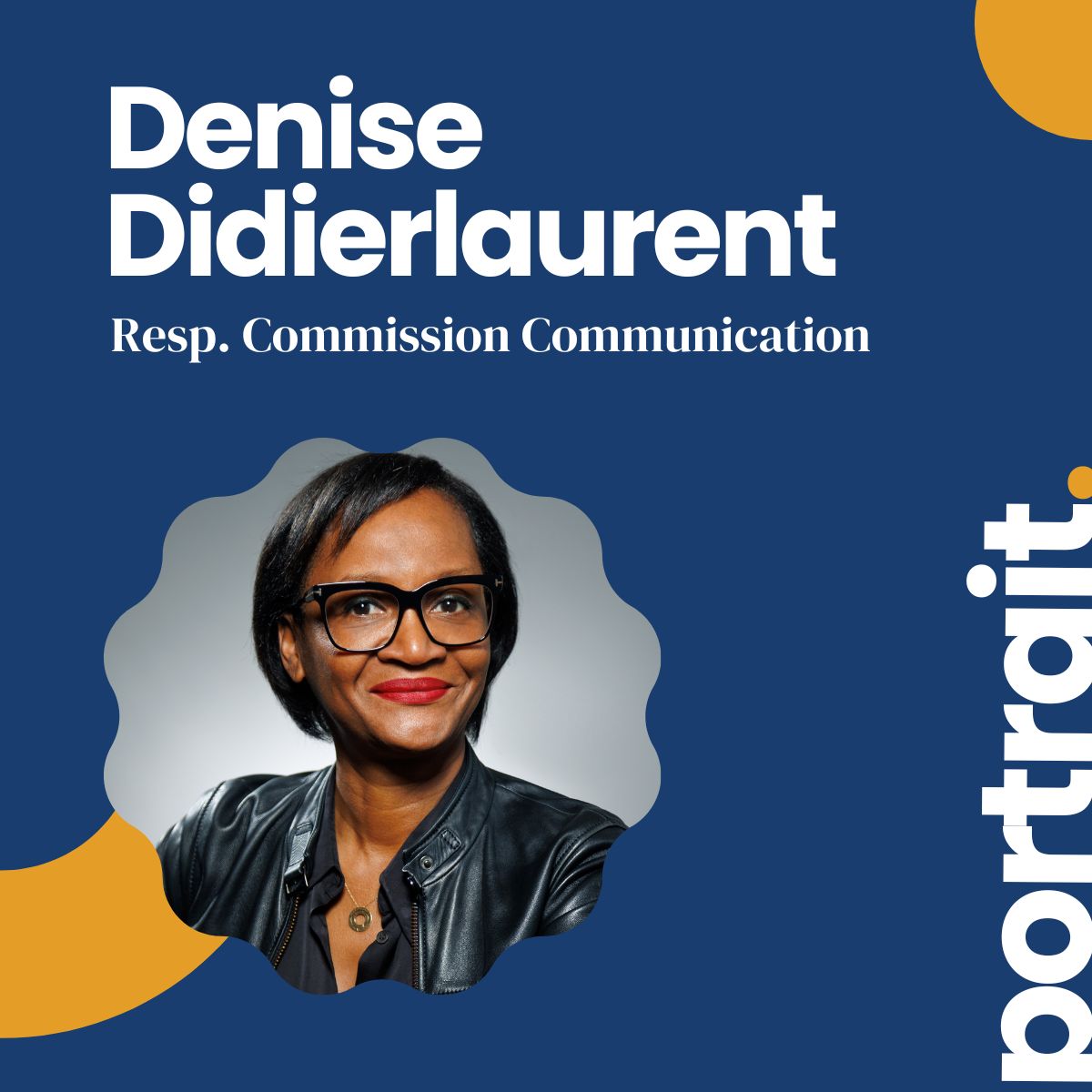 Denise Diderlaurent, responsable de la Commission Communication