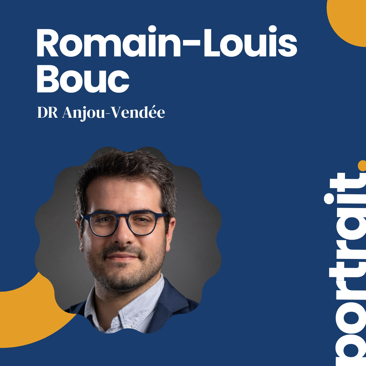 Portrait de Romain-Louis Bouc, DR Anjou-Vendée